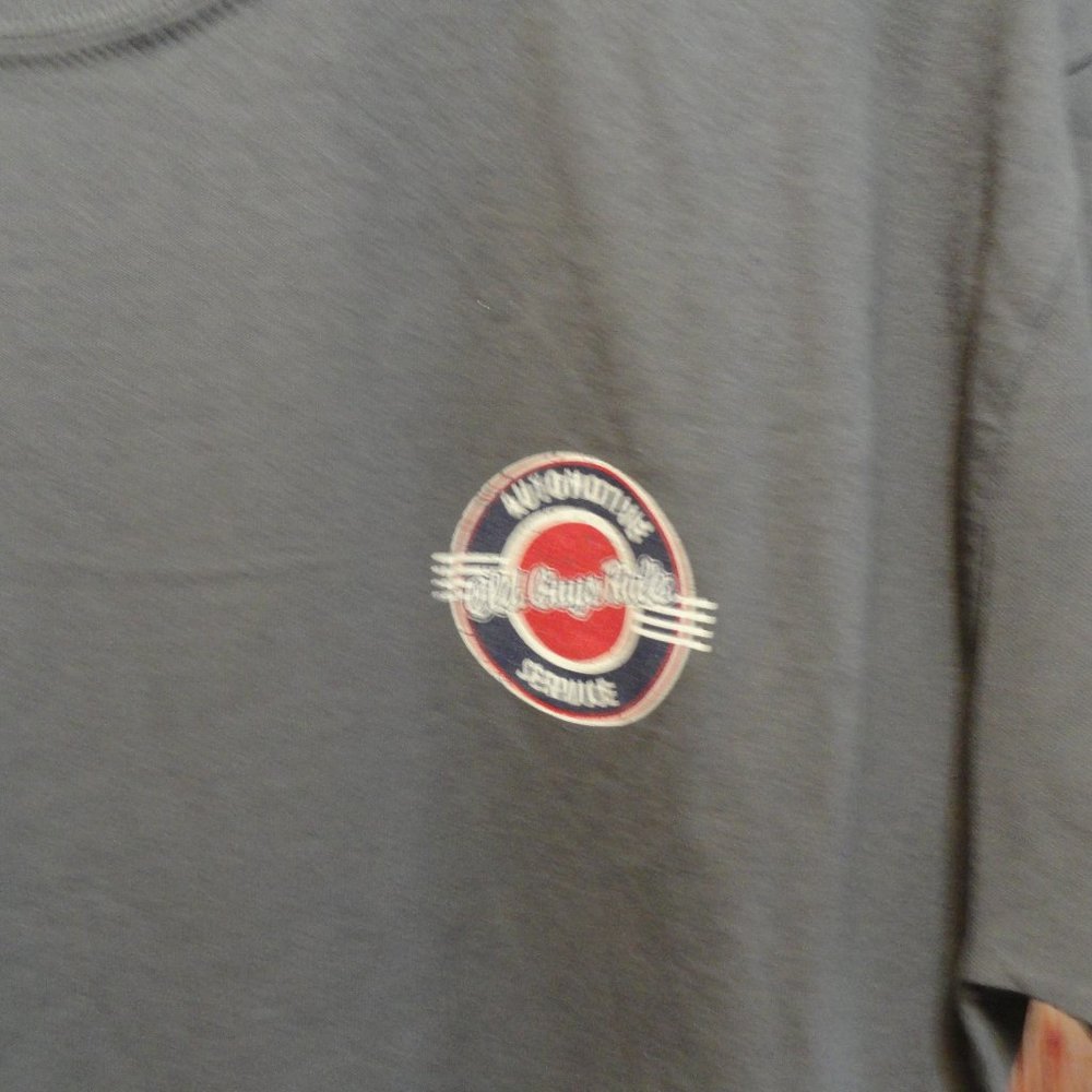 Old Guys Rule Automotive Service Distressed back Fun Graphic T~EUC~Car C… - Picture 3 of 5